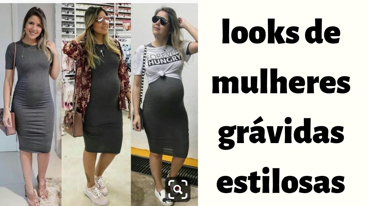 roupas de grávidas estilosas da internet