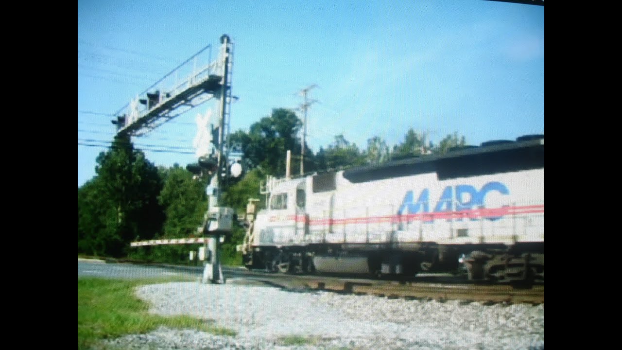 Busy Train Crossing in Beltsville