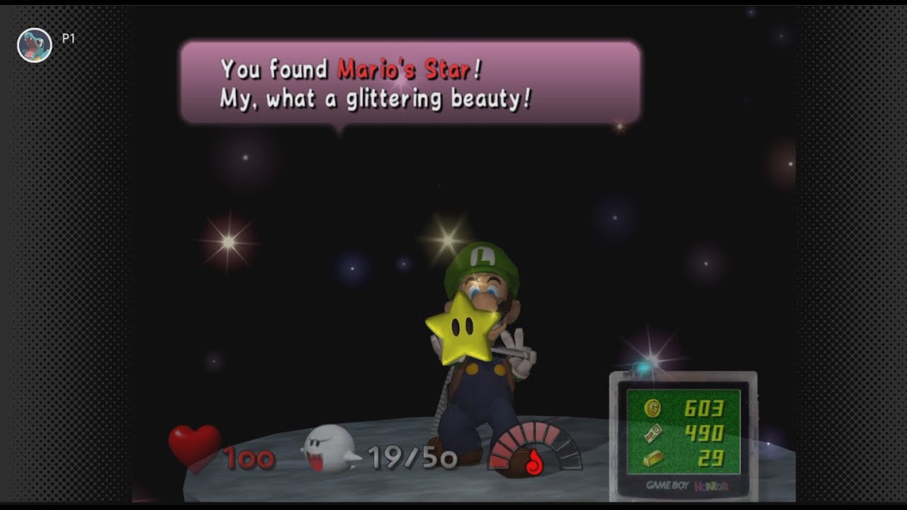 Entering Area 3 and Gathering Mario's Letter, Glove, and Star - Luigi's Mansion Let's Play #5
