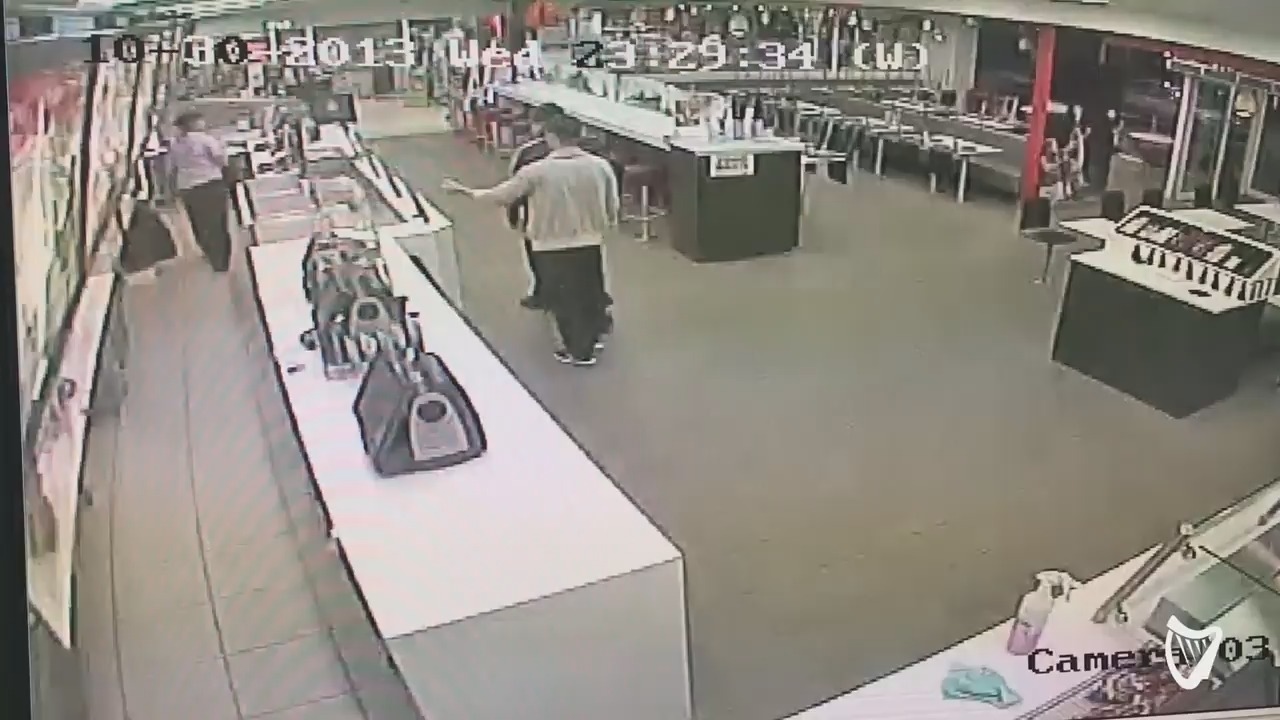 WATCH: CCTV footage shows man faking fall in Supermacs store to make insurance claim