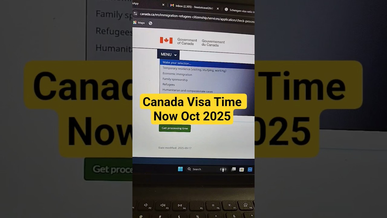 Canada Visitor Visa Time October 2025 | Canada Visa update
