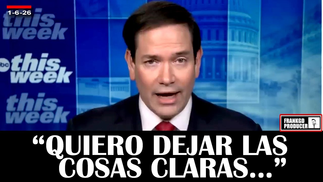 🚨 ¡ÚLTIMA HORA! Rubio RESPONDE con FUERZA a la IZQUIERDA sobre Venezuela y Sanciones