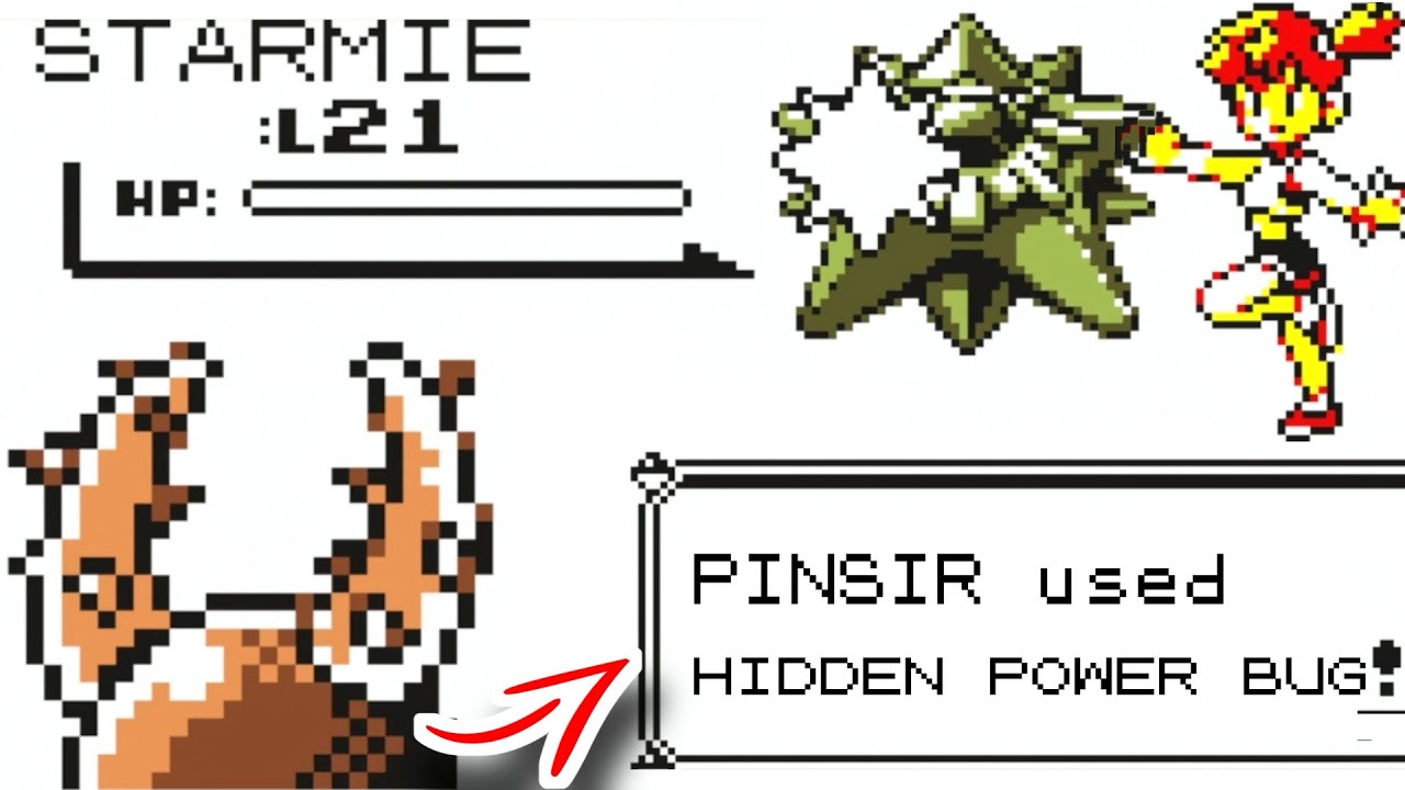 How OP is Pinsir with Hidden Power Bug in Pokemon Yellow?