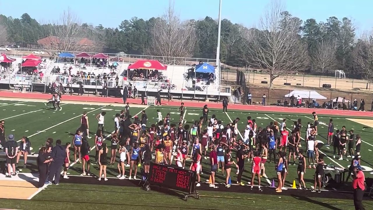 Jean Charles Panther Classic All Comers Meet Girls 800m Heat 1 Langston Hughes HS Fairburn Georgia 