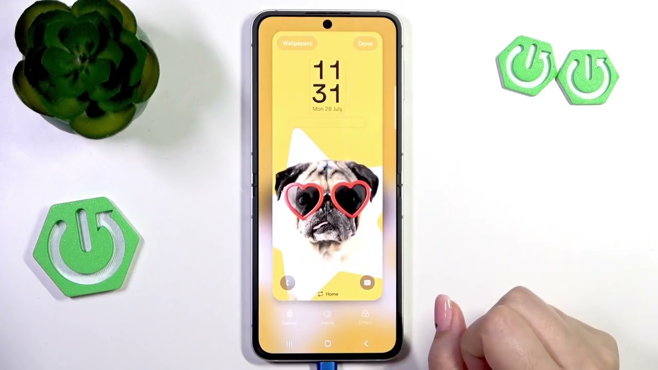 Comment changer le fond d’écran sur SAMSUNG Galaxy Z Flip 7 FE