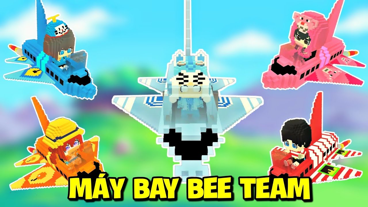 Meowpeo hết hồn khi Bee Team c&oacute; M&aacute;y Bay ri&ecirc;ng trong Mini World