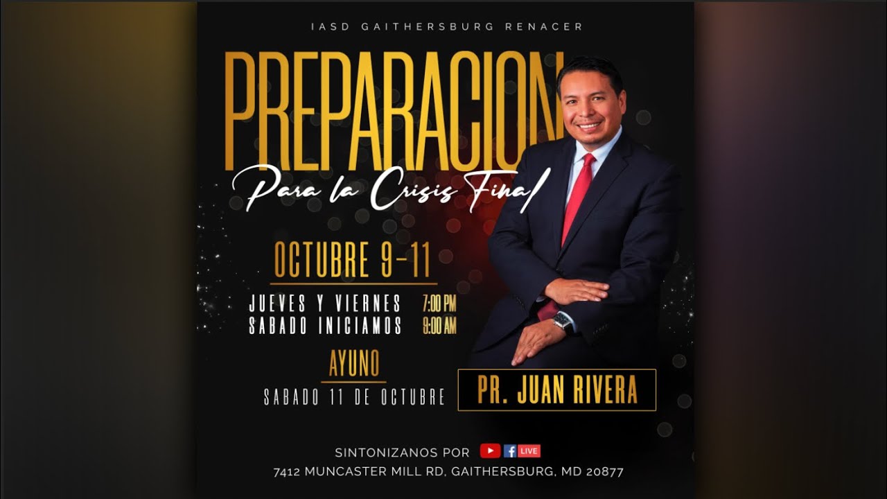 Dia 1 | Preparación para la Crisis Final con el Pastor Juan Rivera