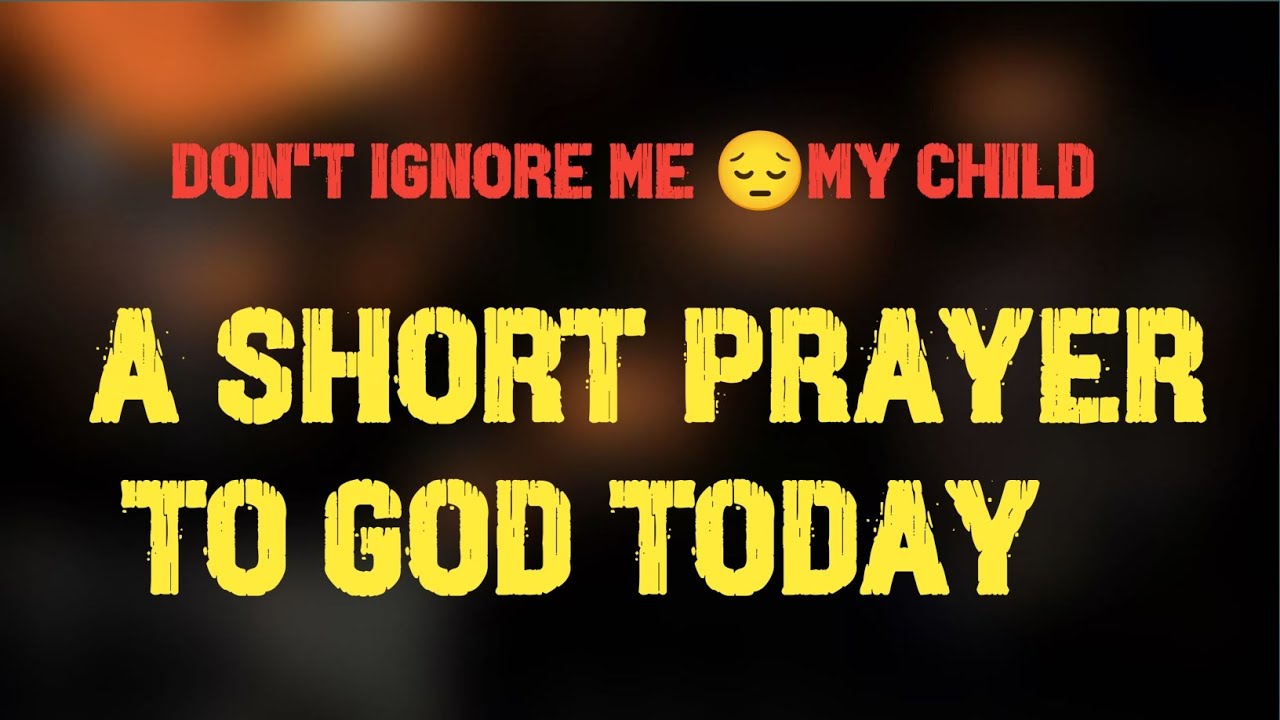 DEAR God, A Powerful Prayer for Unshakable Trust in God | Short Morning Prayer