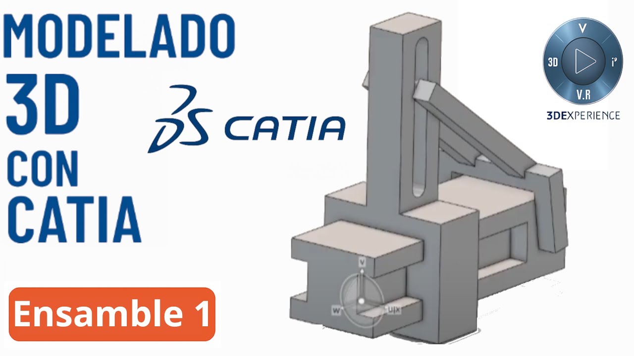 Ejercicio de Ensamble Complejo en CATIA 3DEXPERIENCE | Ejercicio 1