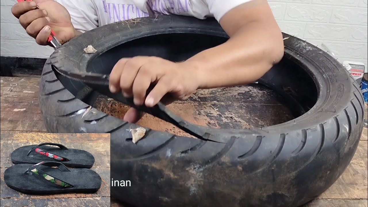 Sandal bagus dari ban motor bekas