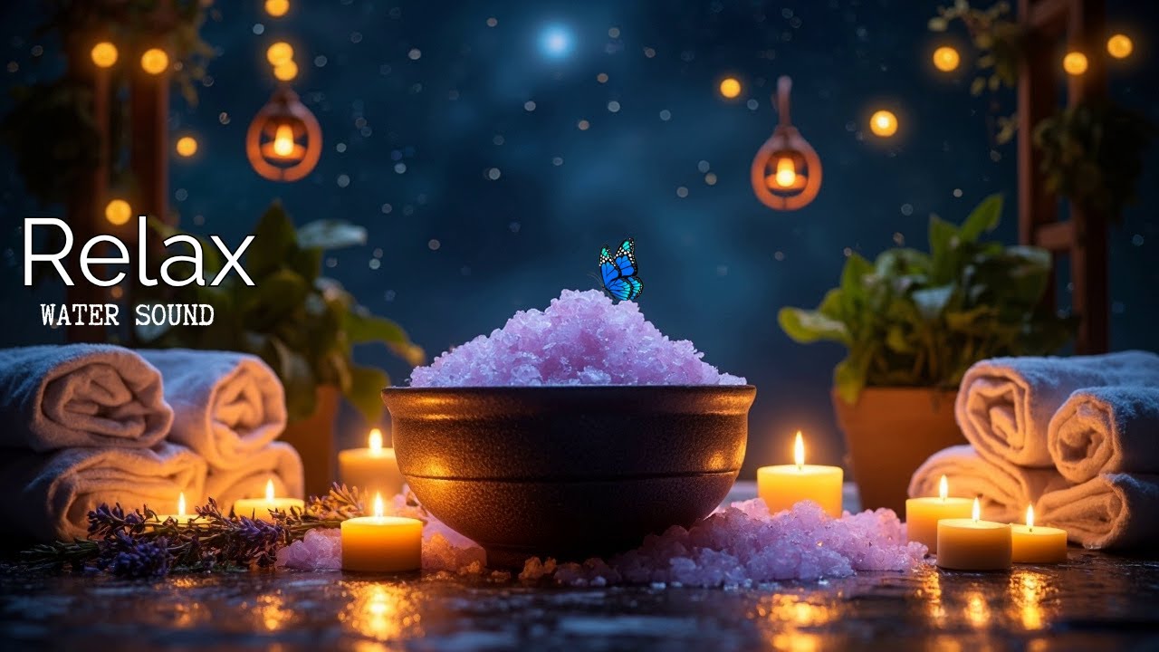 Deep Rest Music 😴 Relaxing Piano & Water Sounds | Sleep, Calm, Stress & Healing