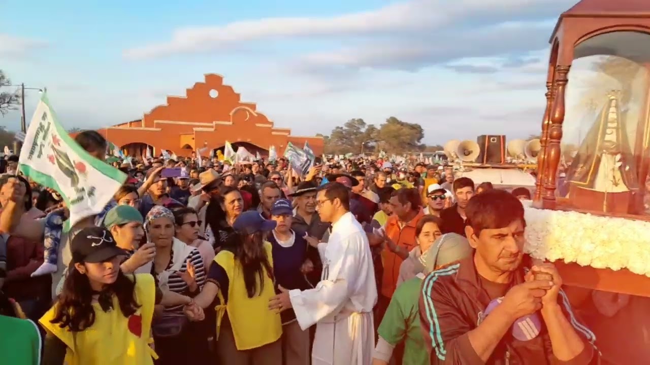 Procesión central Virgen de Huachana 2024 💚🇦🇷