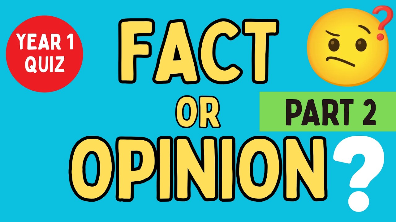 Fact or Opinion? Brain Break Quiz #2 | Can You Get 10/10?