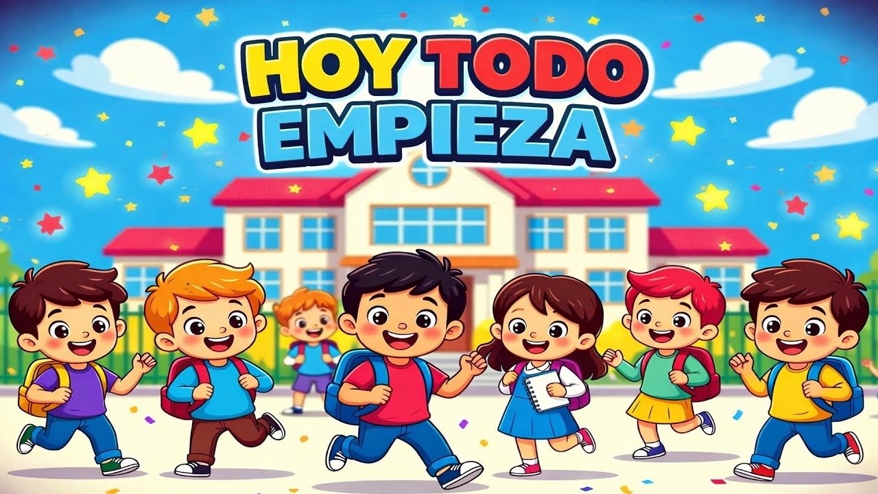 🎒 Hoy Todo Empieza | Canción de Bienvenida al Año Escolar 🎶 Regreso a Clases Feliz