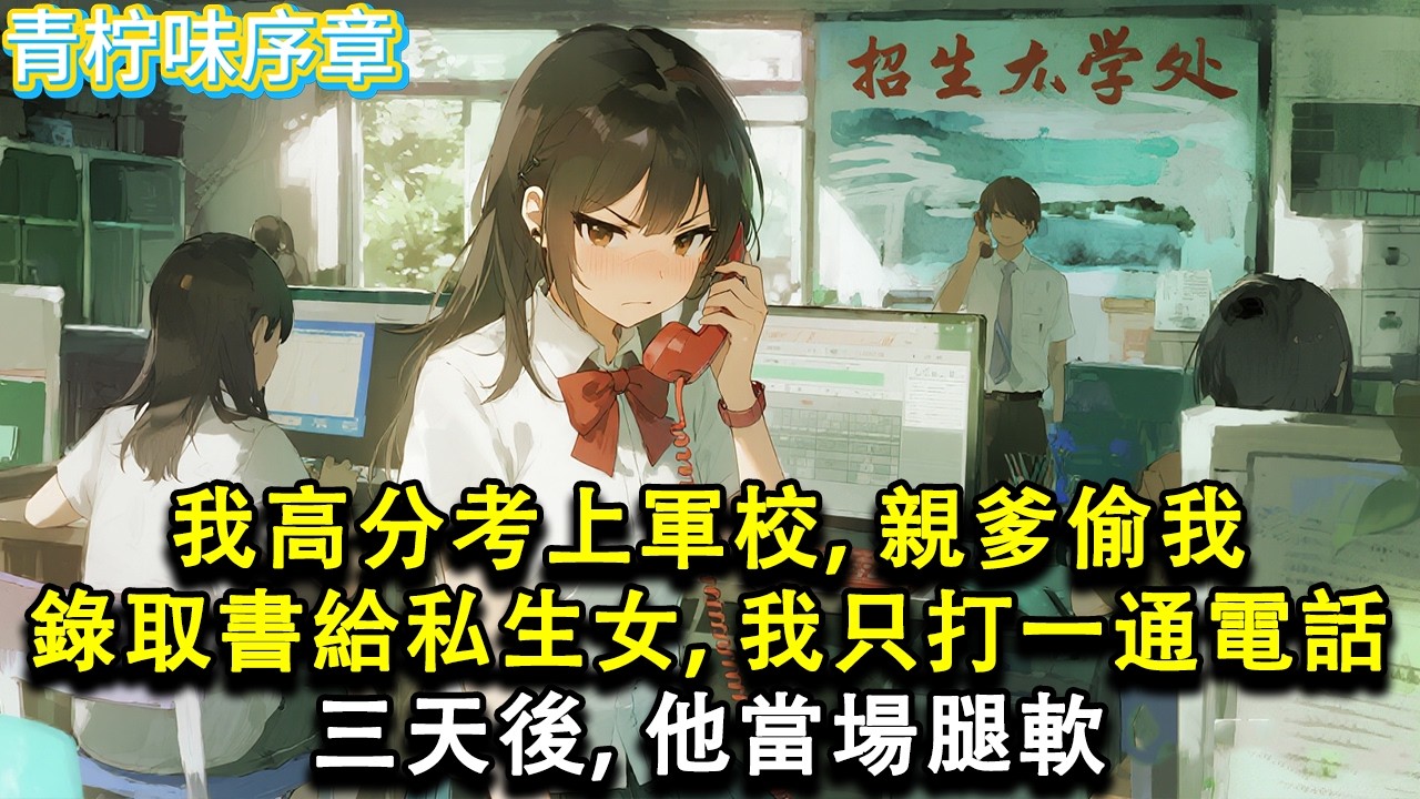 【完结爽文】我高分考上軍校 親爹偷我錄取書給私生女 我只打一通電話 三天後 他當場腿軟#小说 #愛情 #故事