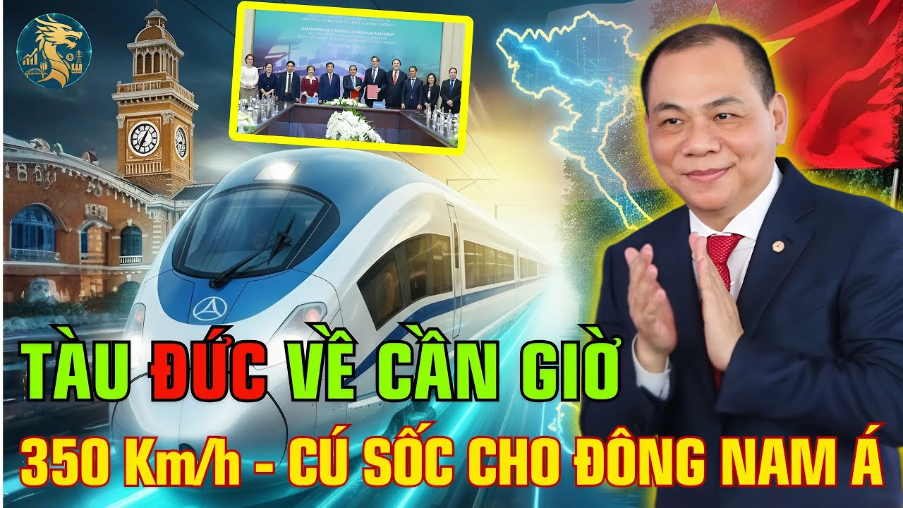 Sốc! VinSpeed Đưa Si&ecirc;u Qu&aacute;i Vật Velaro Novo Về Việt Nam - T&agrave;u Cao Tốc 350kmh!