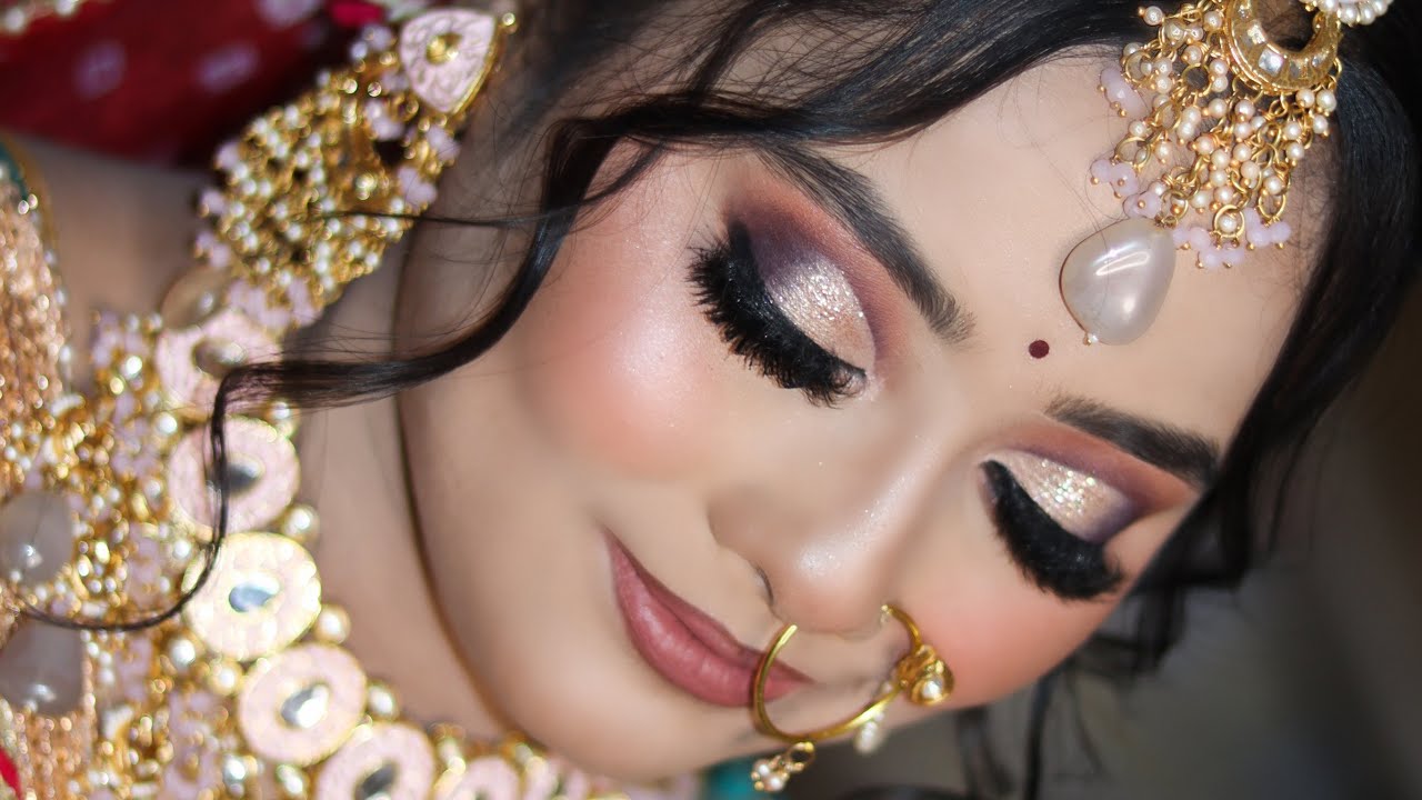 Beautiful And Gorgeous Bridal Makeup Tutorial Step By Step | Summer Bridal Makeup In Detailed