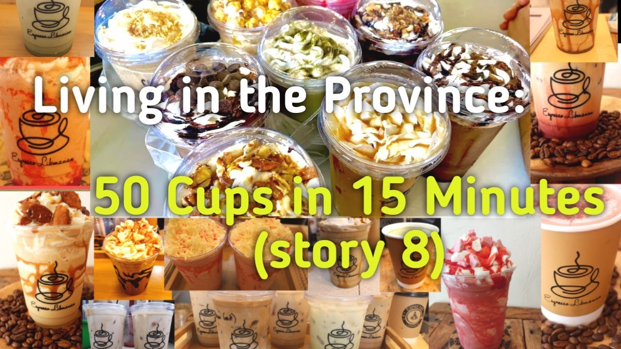 Vlog#17 : Living in the Province 🇵🇭 | Coffee Shop Project (story 8) - 50 cups in 15 minutes