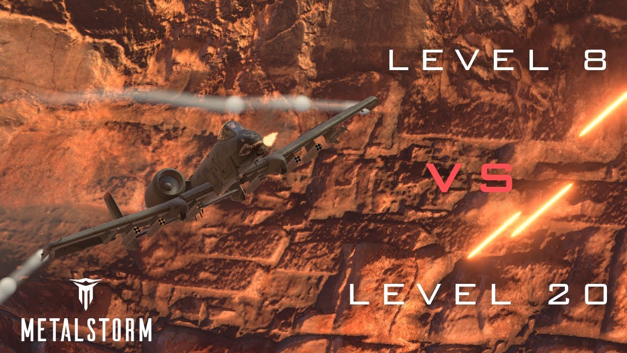 Metalstorm - It's not the plane it's the pilot | Level 8 vs 20 gameplay