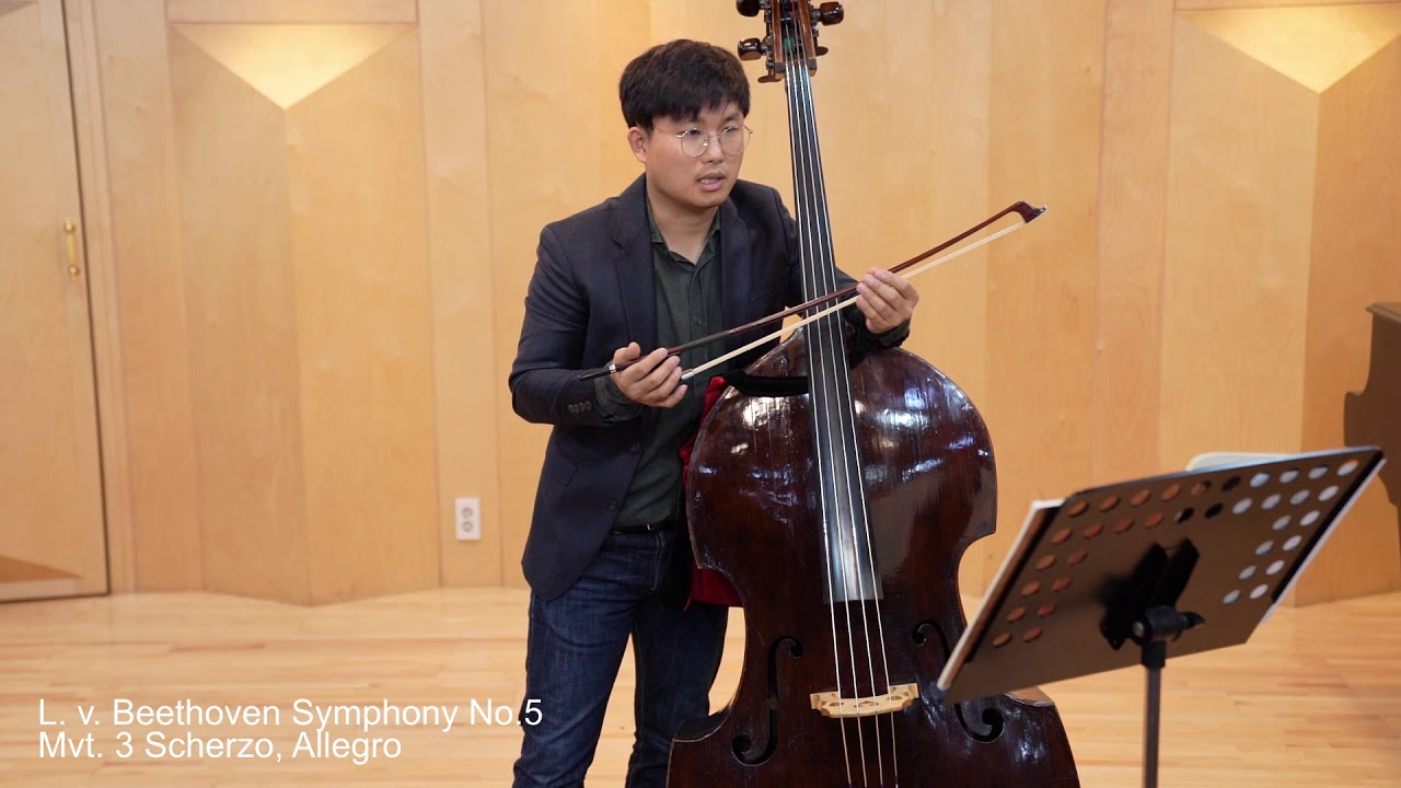 [오케스트라 엑섭] 베토벤  교향곡 5번 3악장 for C.Bass