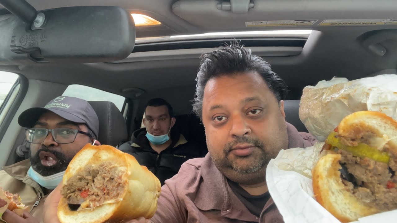 Поедание FAT ERNIES Cheesesteak и обзор