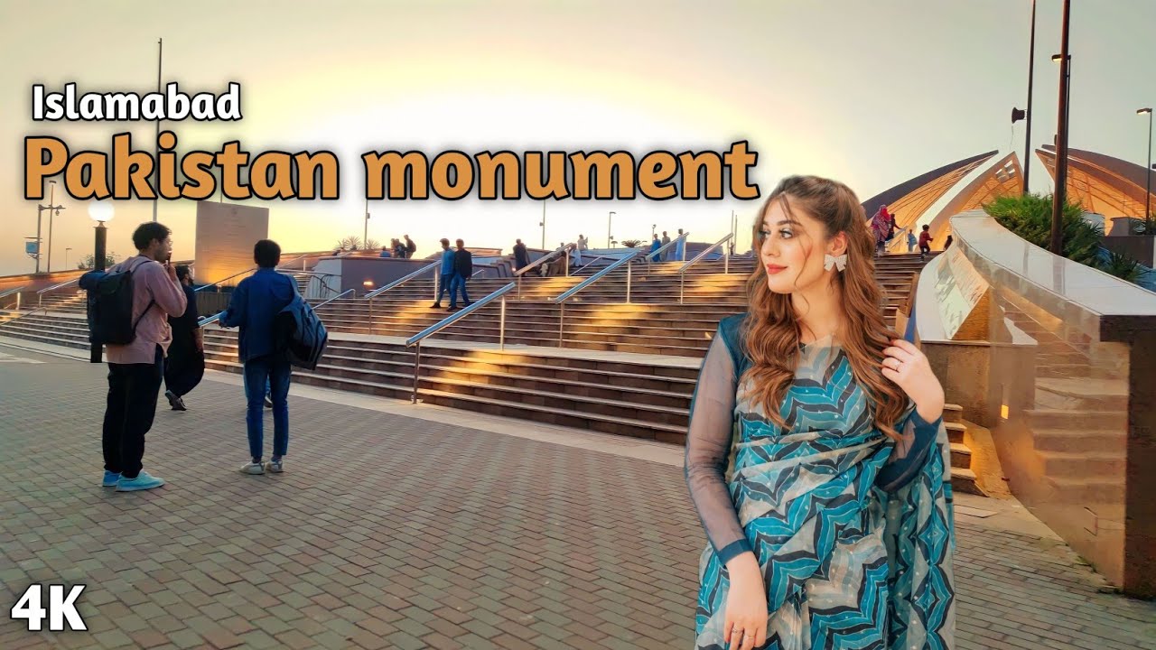 walking in the Pakistan monument - Beautiful location to enjoy 2022 (4K)