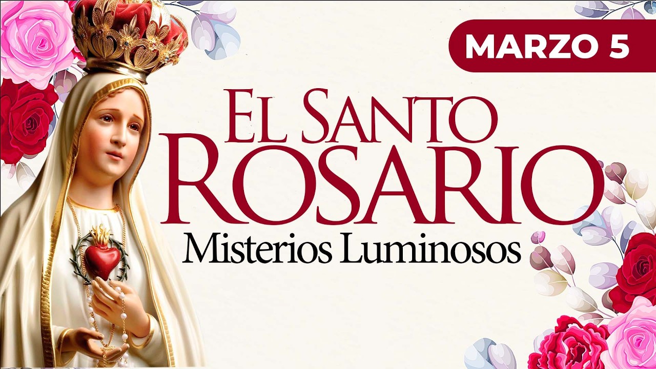 Santo Rosario de hoy Jueves 5 de Marzo I MISTERIOS LUMINOSOS I Arquidiócesis Manizales.