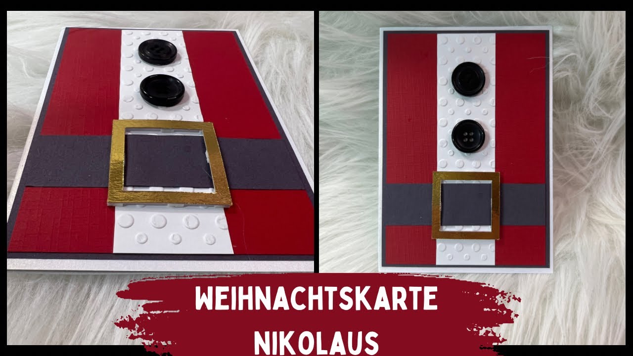 🎄Weihnachtskarte 🎅🌲- Weihnschtsmann/ Nikolaus