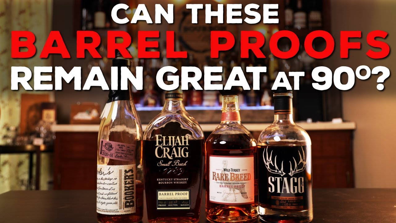 What Happens to Barrel Proof Bourbons When Cut to 90 Proof?
