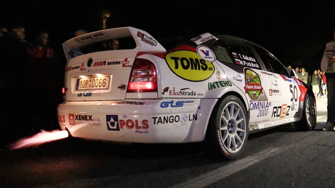 Škoda﻿ Octavia WRC Launch Controls, Anti-Lag Backfires & Pure Sounds