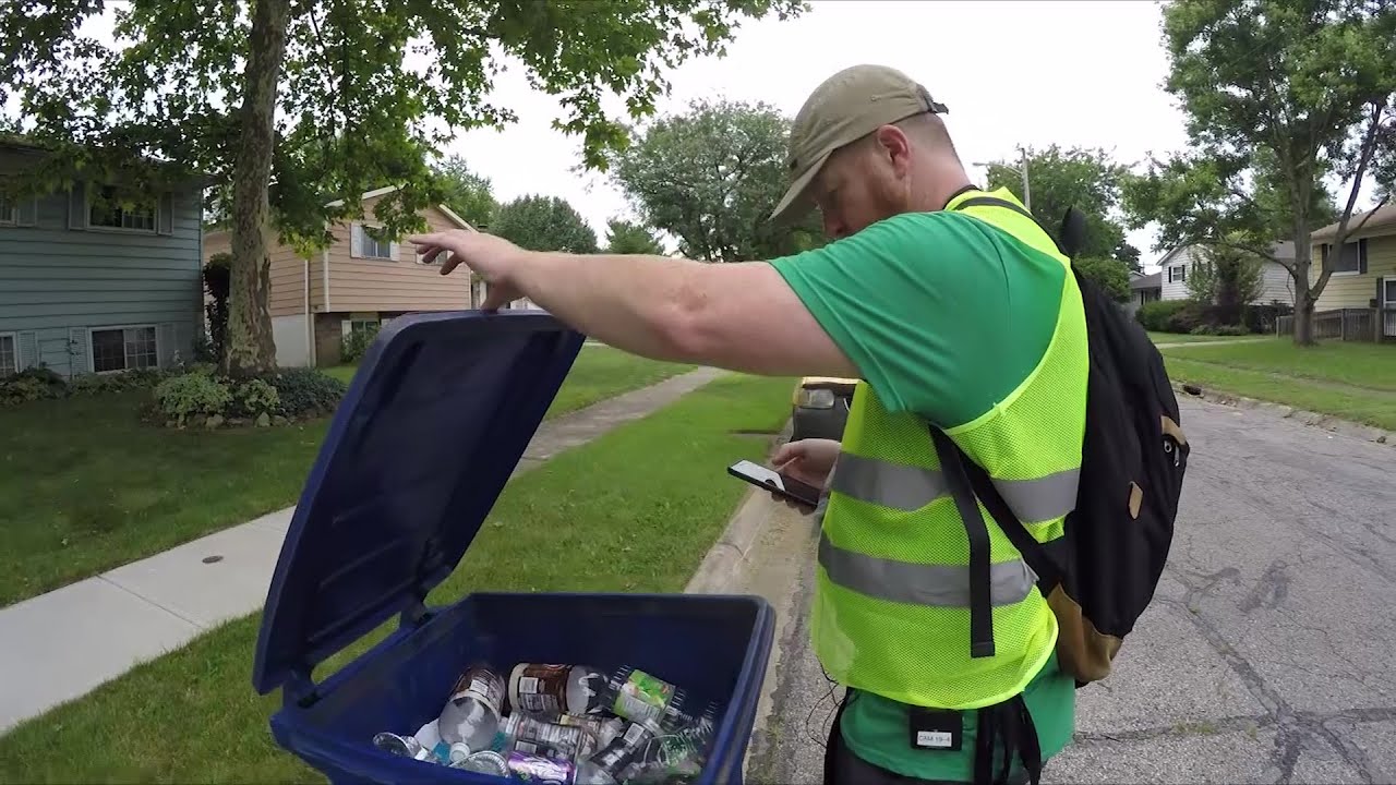 Columbus checking residential recycling bins, looking for proper recyclables