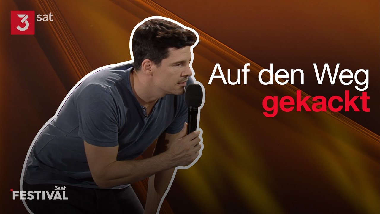Alain Frei zeigt seinem Neffen, wie man in der Natur auf Toilette geht | 3sat Festival