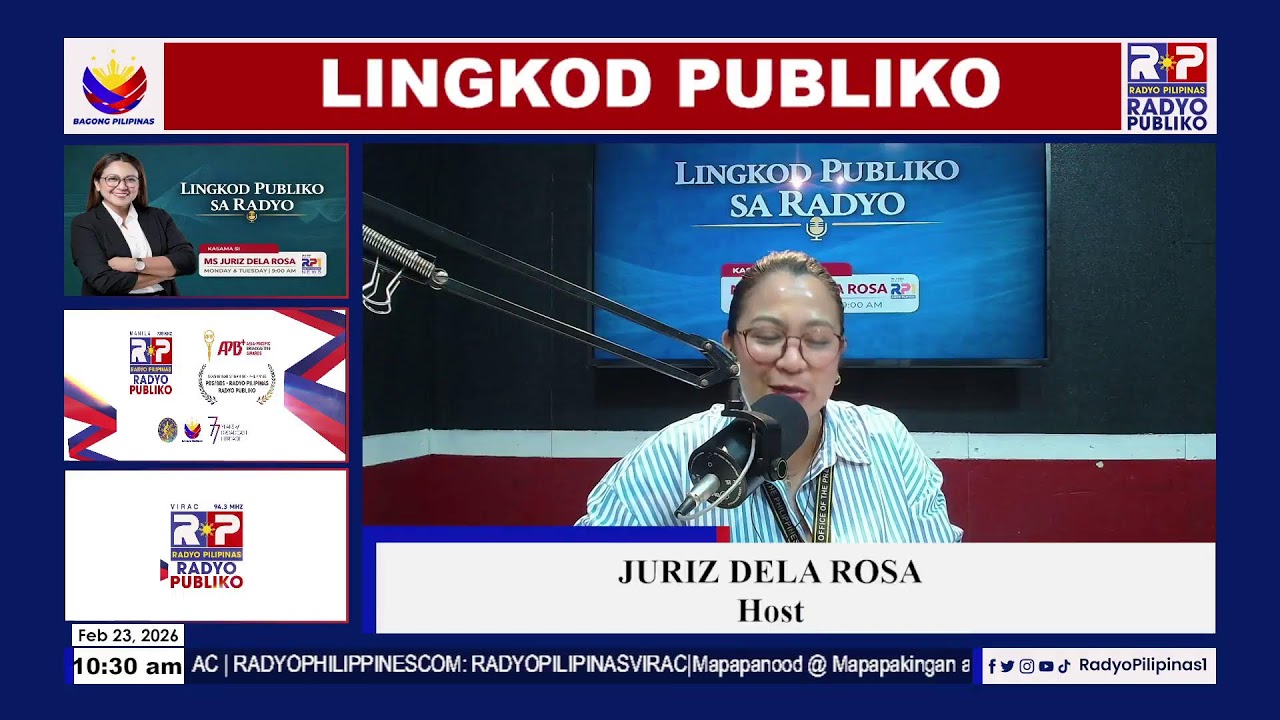 #Lingkod Publiko sa Radyo | Fedruary 23, 2026