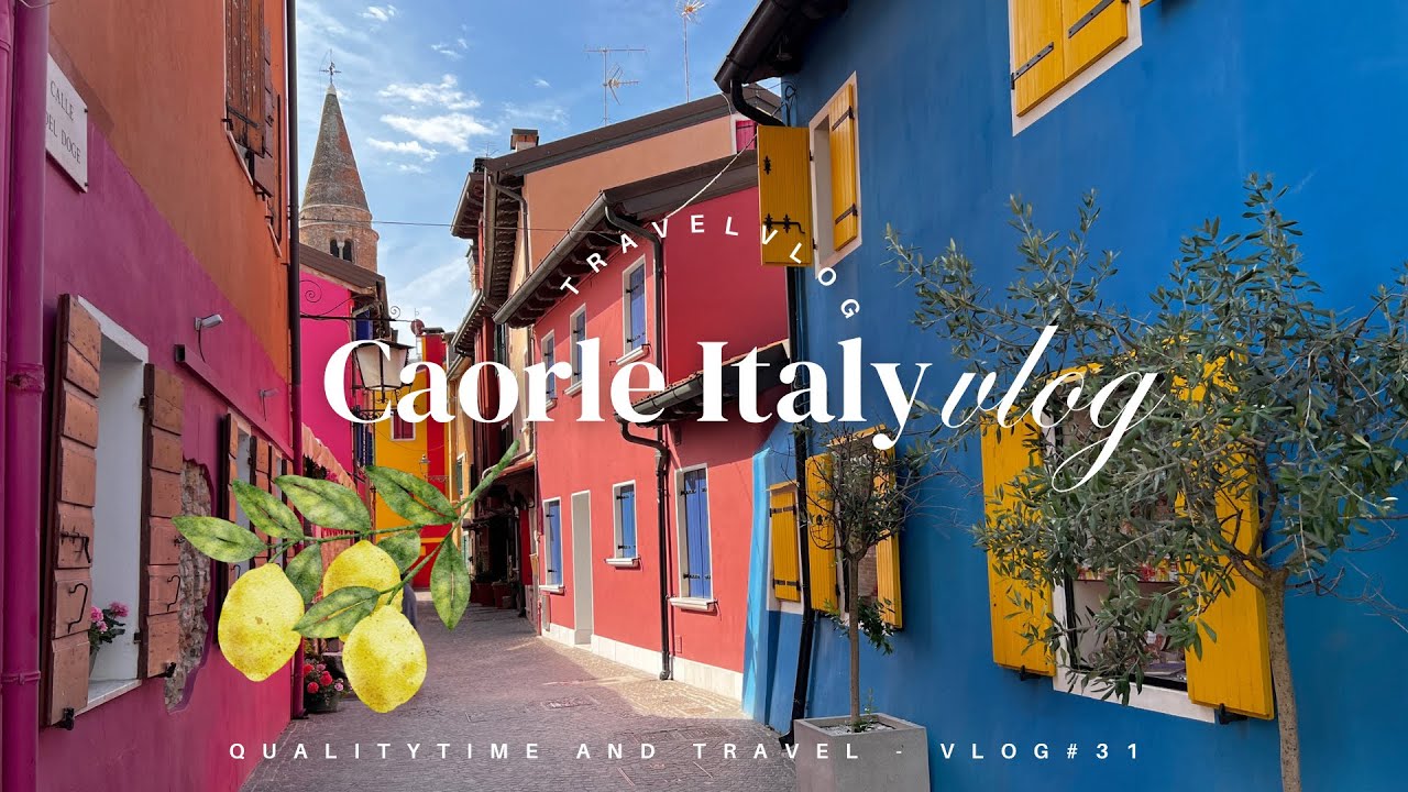 Caorle Italy - Sommerurlaub Travel Vlog - Stadtbummel