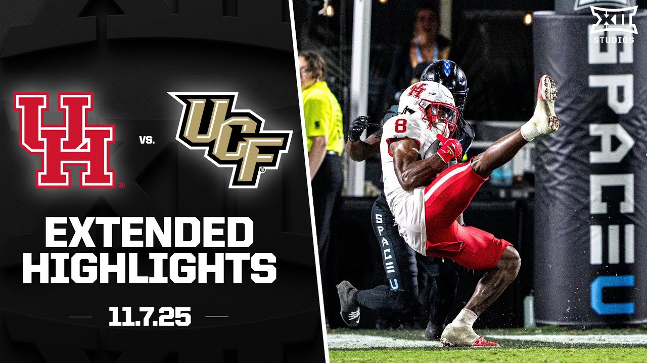 Houston vs. UCF Extended Highlights | 2025 Big 12 Football