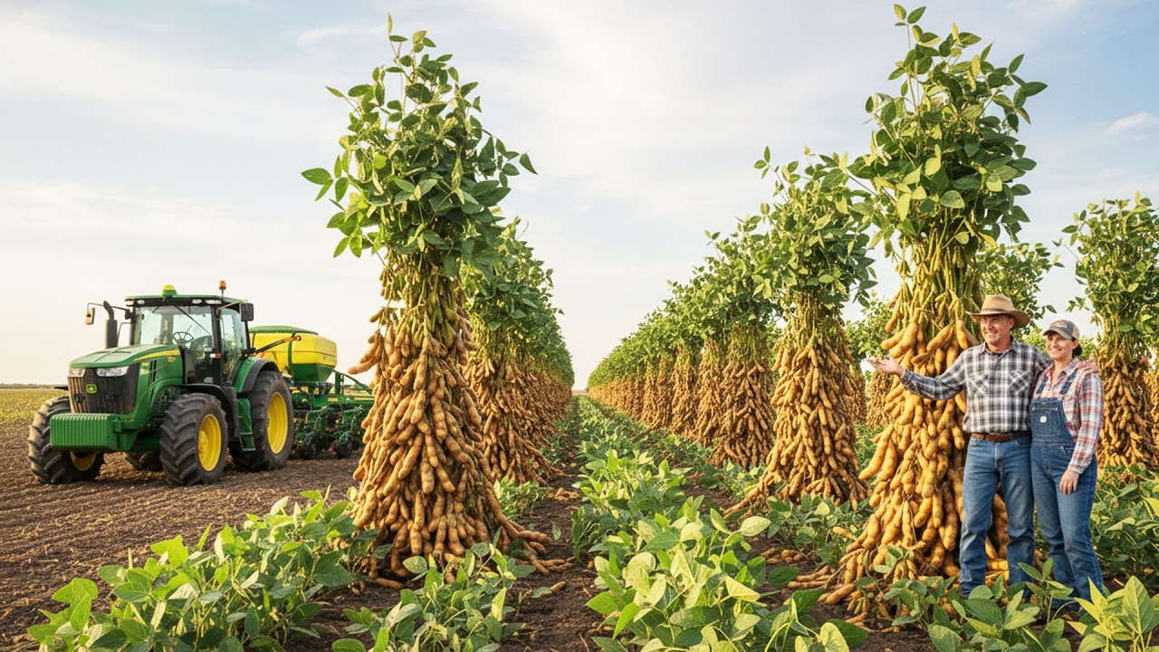 High-Protein Soybean Cycle: Precision Planting with 9570R to Optimal Harvest & Storage