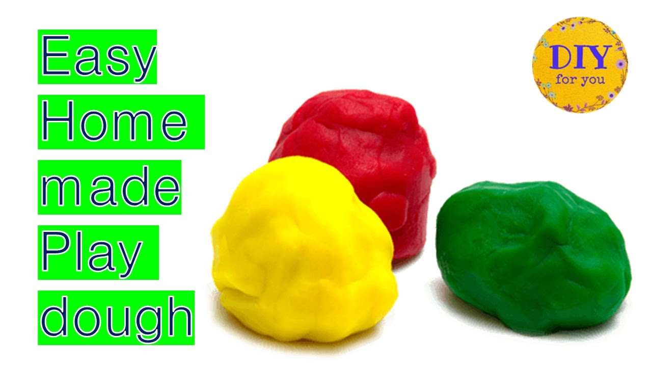 DIY- Edible, long-lasting homemade play-dough