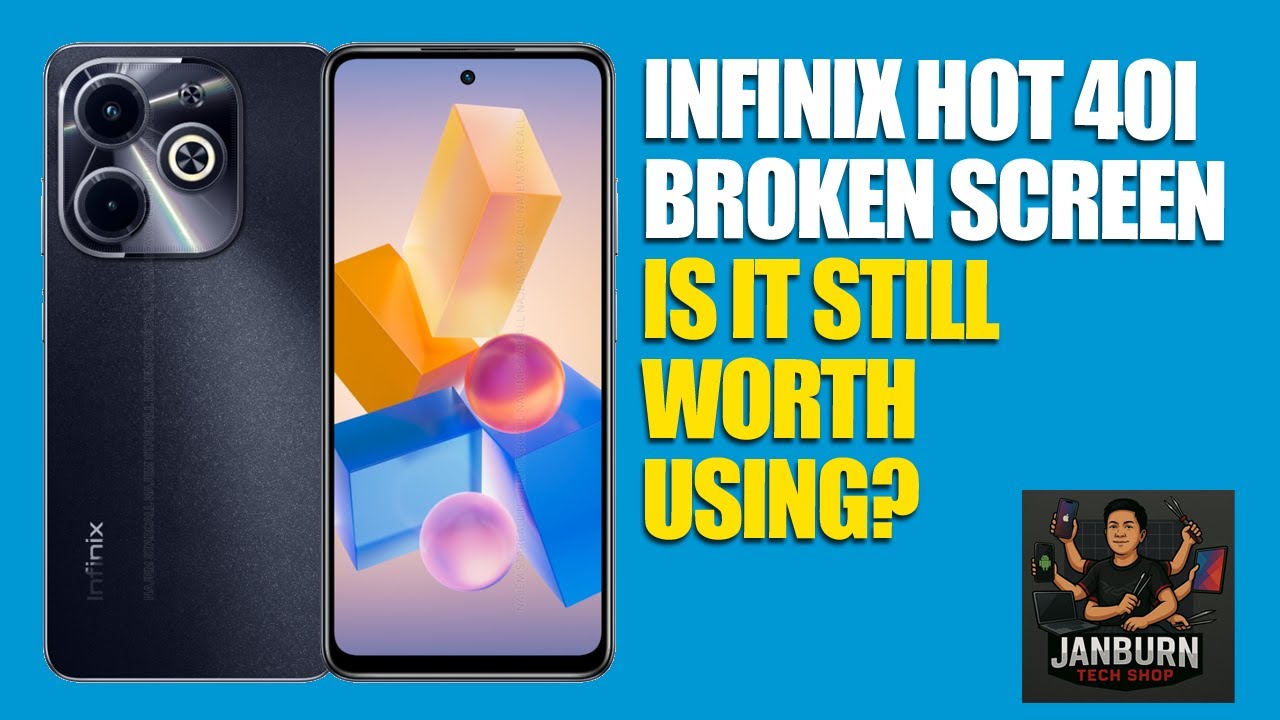INFINIX HOT 40I BROKEN SCREEN 😱 IS IT STILL WORTH USING?
