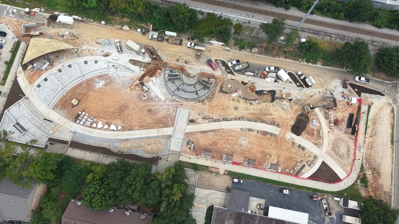 Tucker Town Green Progress