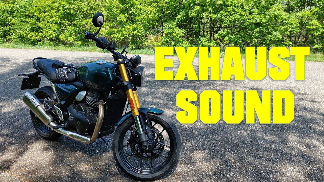 2024 TRIUMPH SPEED 400 - STOCK EXHAUST SOUND
