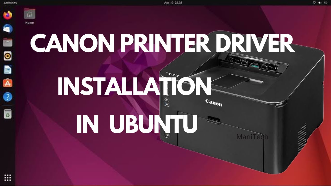 Как установить драйвер принтера в Ubuntu | Установка драйвера принтера Canon в Ubuntu 20.04, 22.0...