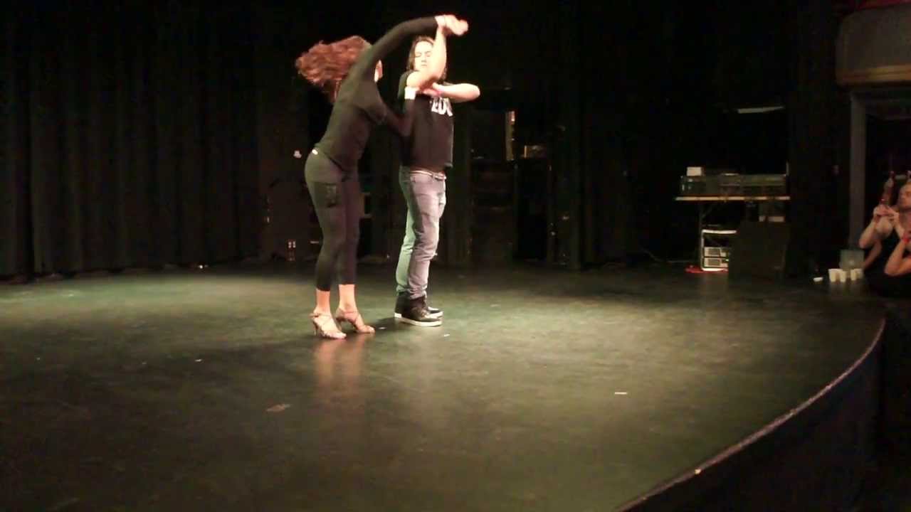Mafie Zouker & Marina Boareto, zouk demo 1 - Helsinki Zouk Festival 2013 [HD]