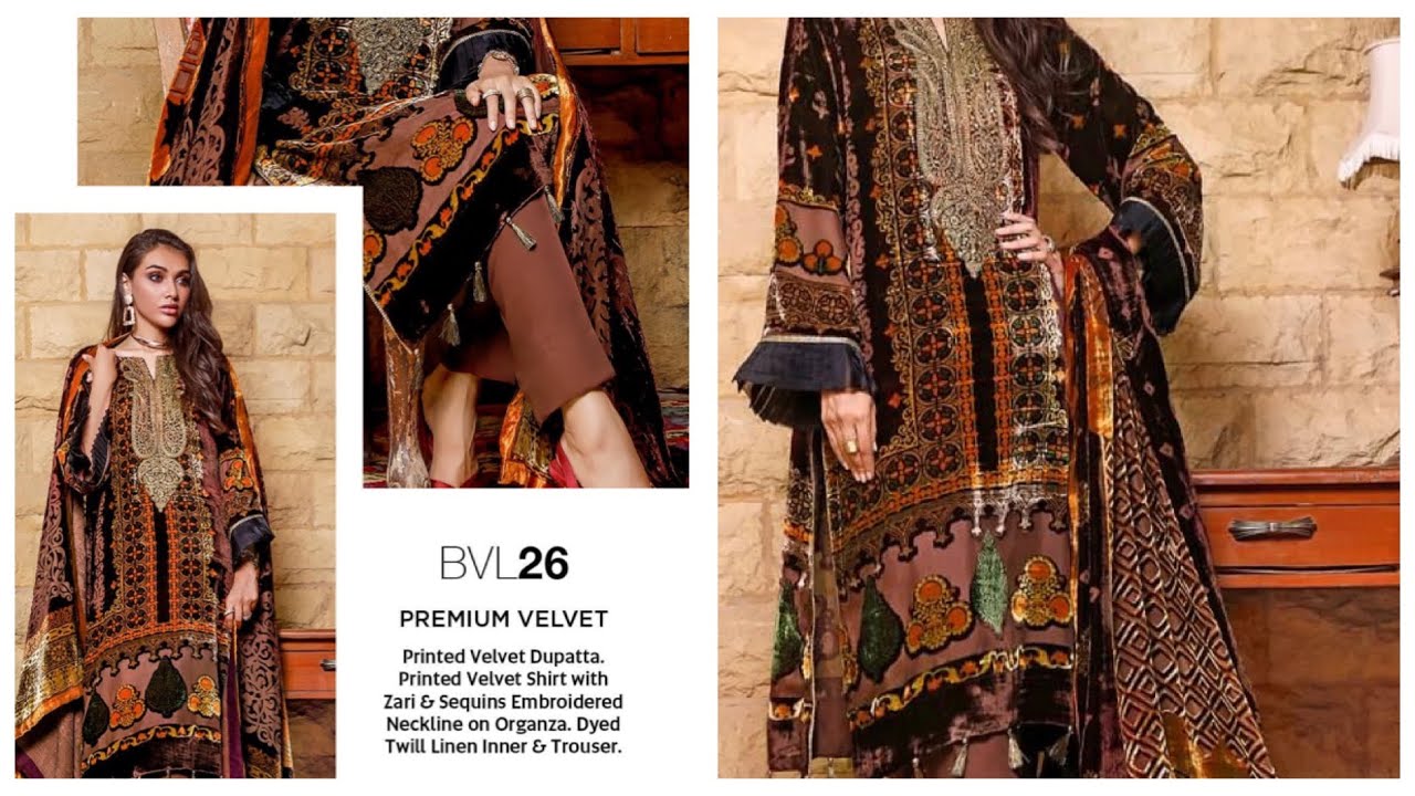 Gul Ahmed Winter Collection 2020 BVL26 unboxing