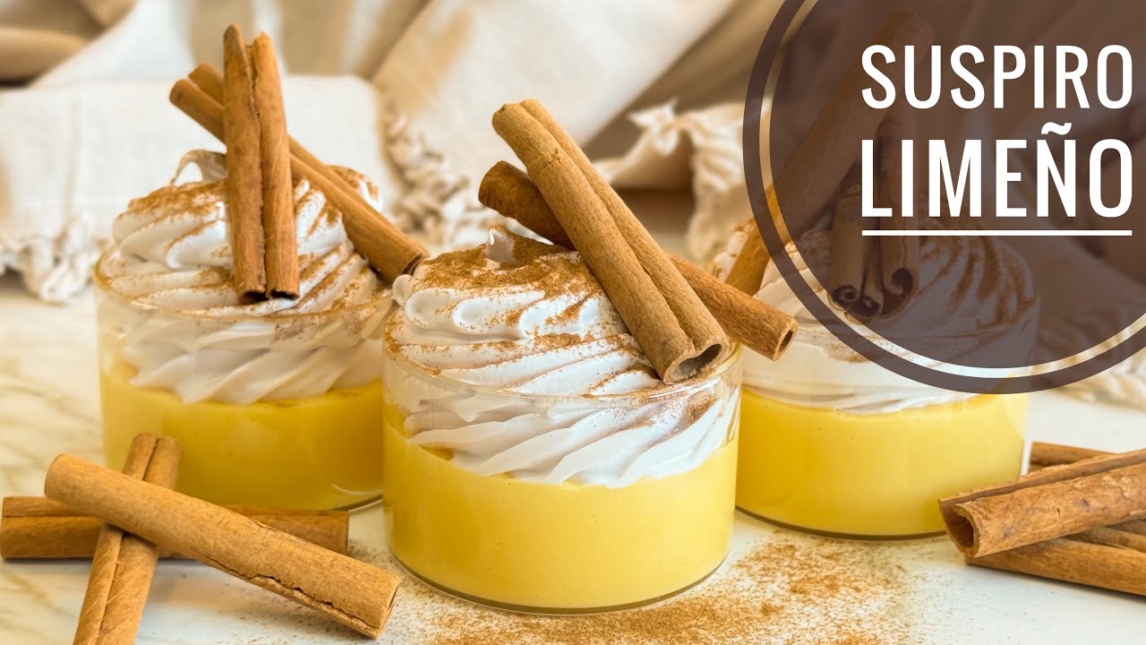 SUSPIRO LIMEÑO - LA MEJOR RECETA SUAVE Y DELICIOSA