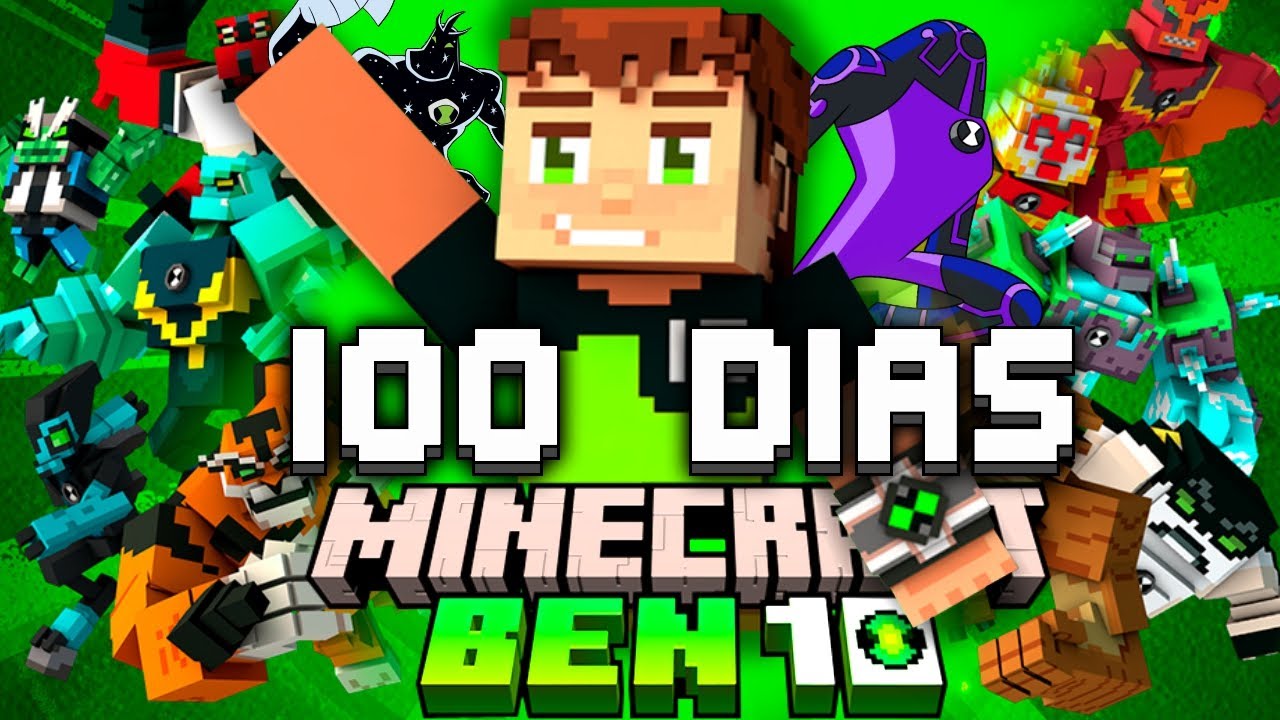 SOBREVIVÍ 100 días SIENDO BEN 10 con el OMNITRIX en MINECRAFT y ESTO es LO QUE PASÓ