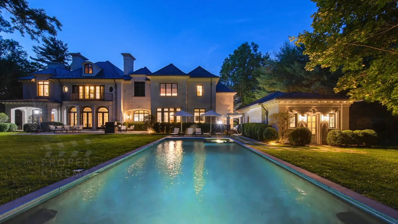 SOLD $7.25M Limestone Mansion in one of America's Most Expensive Towns Alpine, New Jersey Metro NYC