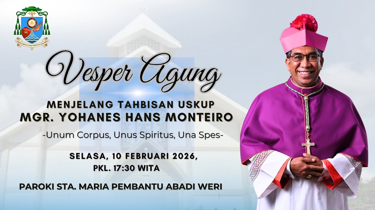 Vesper Agung Menyongsong Tahbisan Uskup Larantuka, Mgr. Yohanes Hans Monteiro