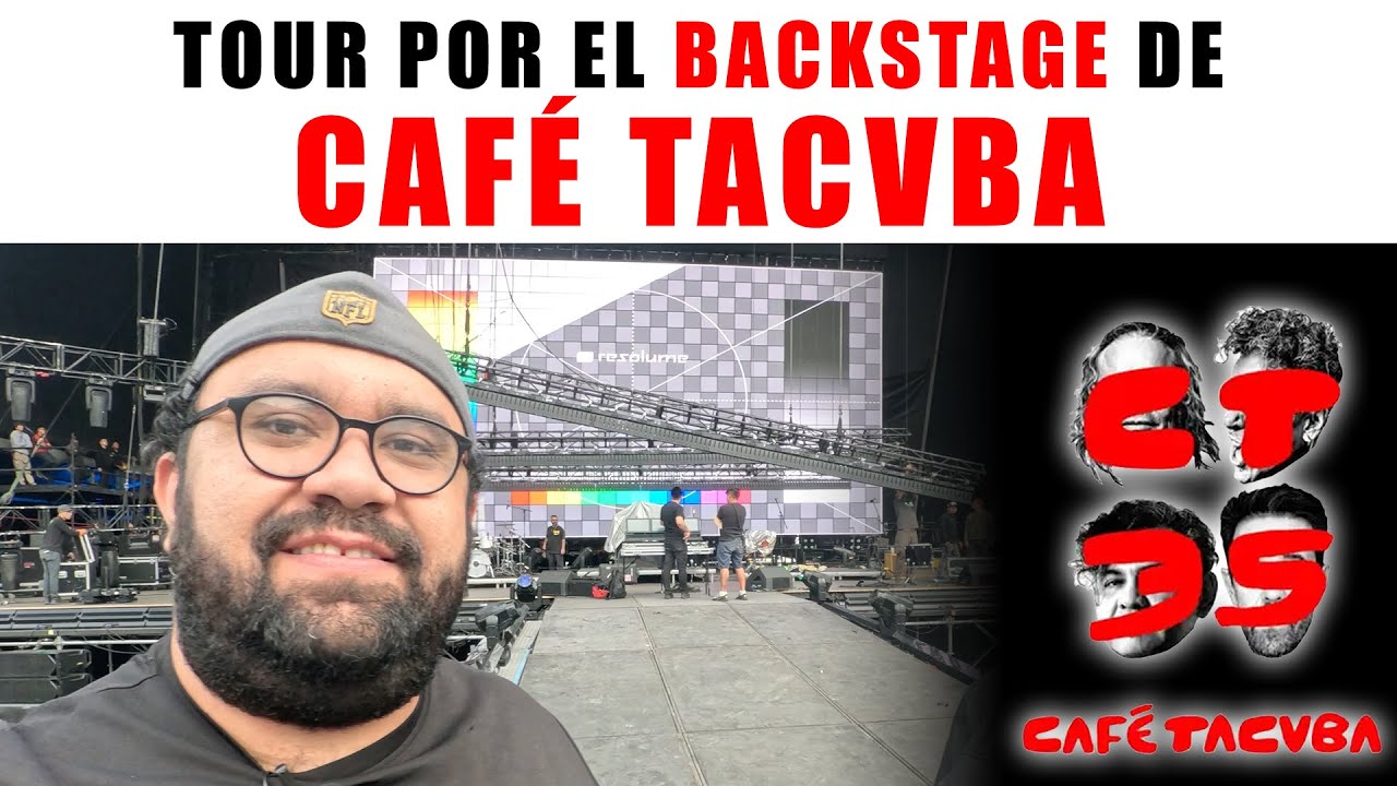 Así es el BACKSTAGE de CAFÉ TACVBA / Tour completo por el ESTADIO GNP