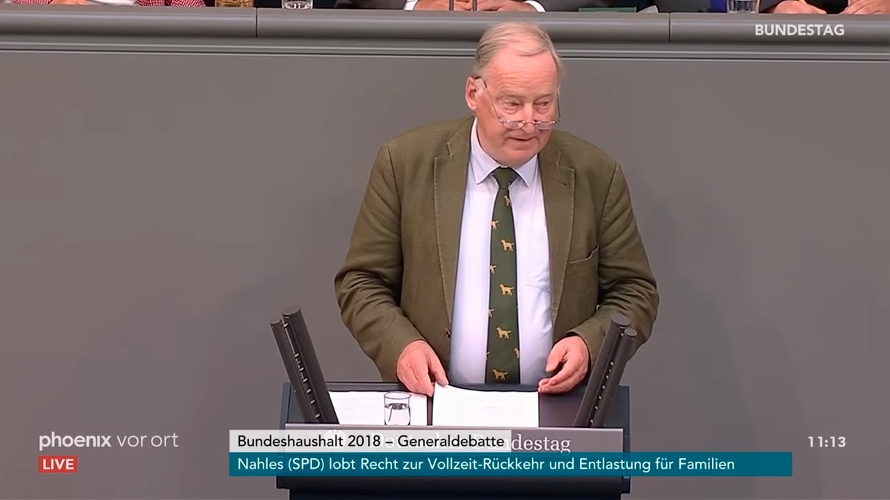 Generalaussprache im Bundestag: Rede von Alexander Gauland am 04.07.18