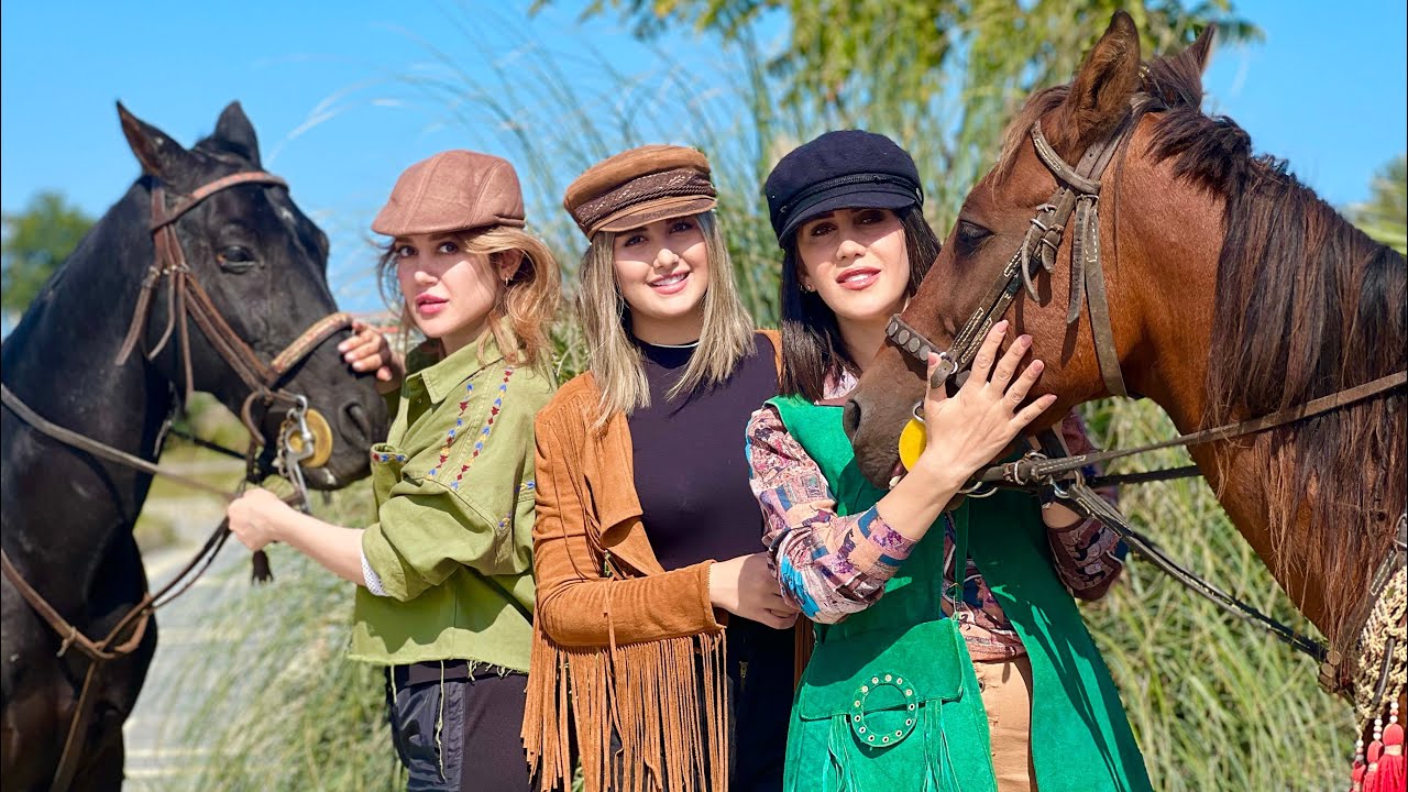 Memorable vacation on the Caspian coast Horse riding and having fun